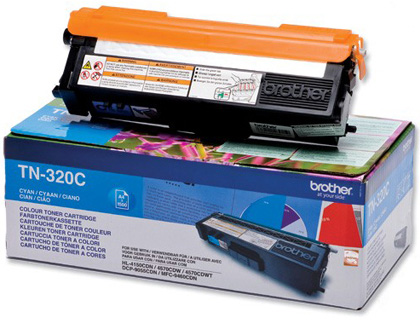 TONER LASER BROTHER TN320C COULEUR CYAN 1500P