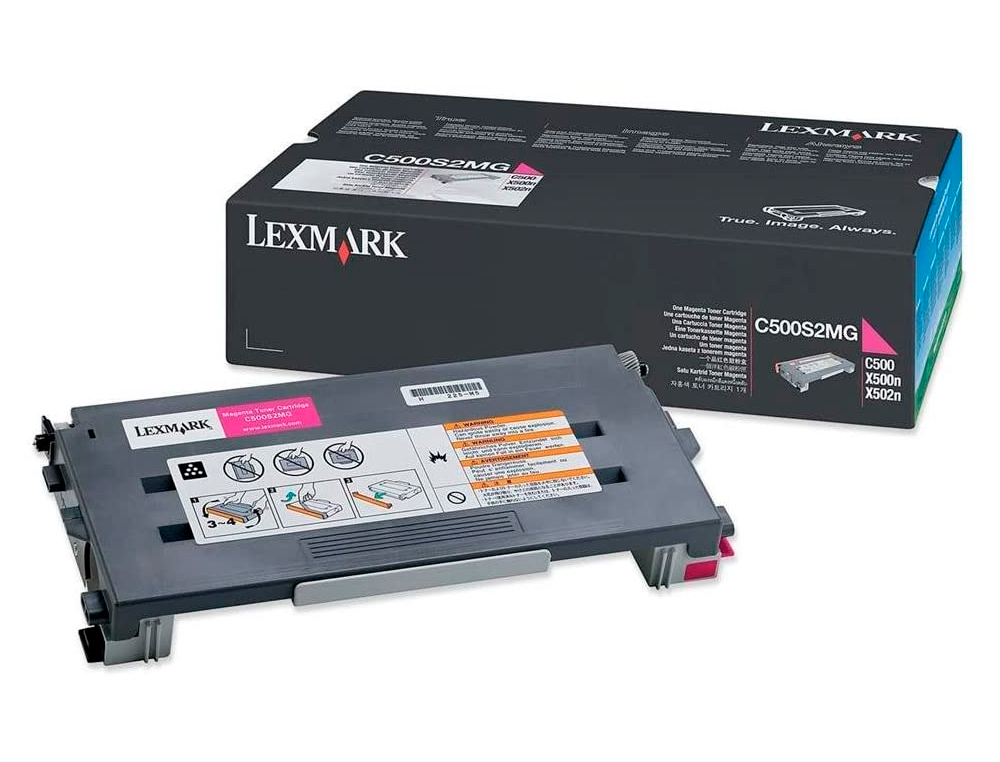 CARTOUCHE LEXMARK C500/X500/X5 02 JET D'ENCRE C500S2MG COULEUR MAGENTA 1500P