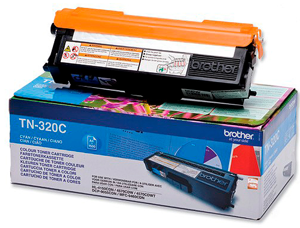 TONER LASER BROTHER TN320C COULEUR CYAN 1500P