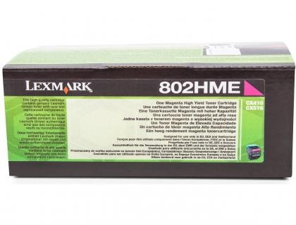 TONER LEXMARK 80C2HME COULEUR MAGENTA  3000 PSG
