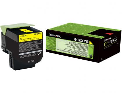 TONER LEXMARK 80C2HYE COULEUR JAUNE 3000 PAG