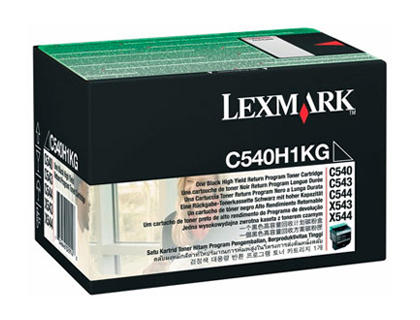 TONER LASER LEXMARK C540H1KG POUR C540/C543/ C544/X543/X544 COULEUR NOIR 2500P