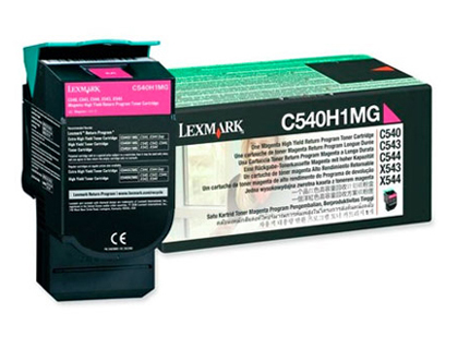 TONER LASER LEXMARK C540H1MG POUR C540/C543/ C544/X543/X544 COULEUR MAGENTA 2000P