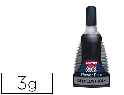 Colle Superglue-3 Control Power Flex Loctite 3g