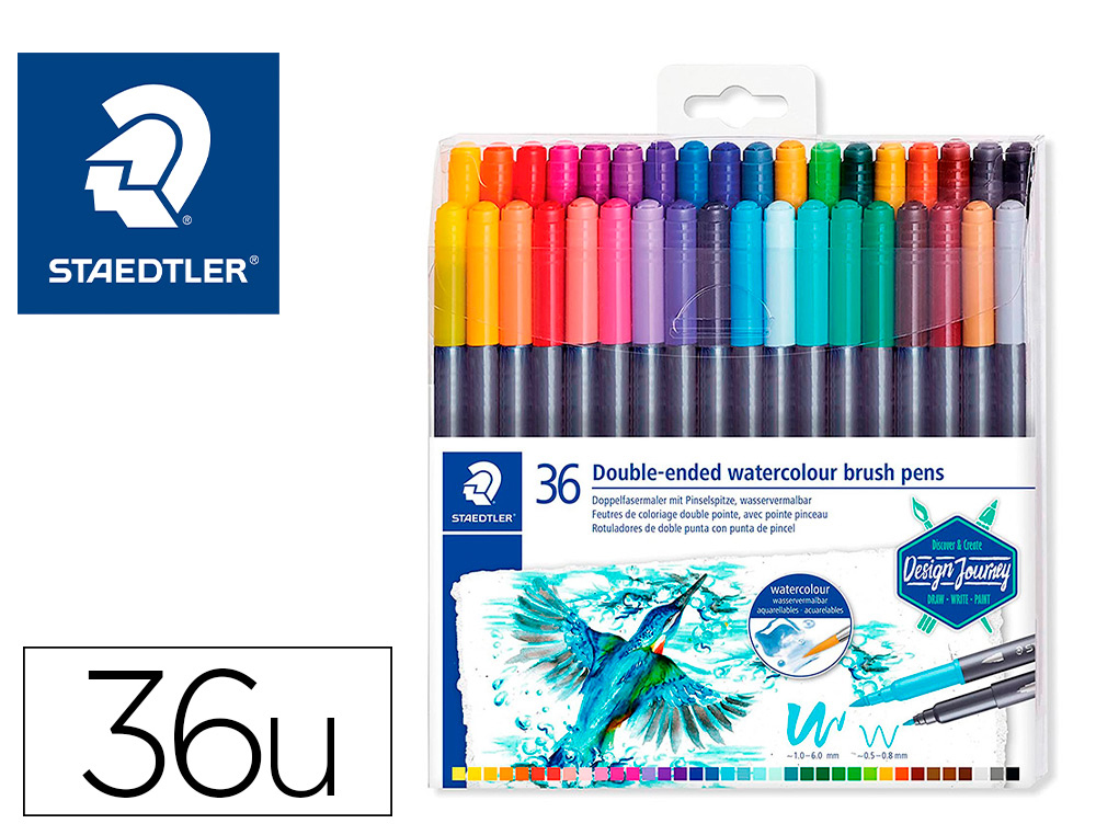 Staedtler Noris Club Pochette de 24 Feutres de coloriage Assortis