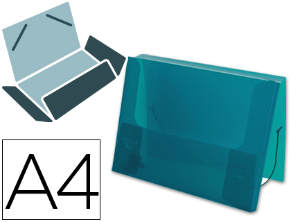 CHEMISE LIDERPAPEL POLYPROPYLNE DOS RIGIDE 25MM A4 210X297MM 7/10E TRANSLUCIDE COLORIS VERT