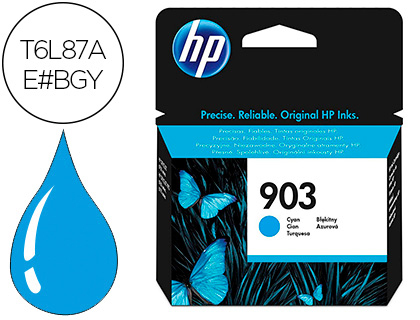 CARTOUCHE HP 903 JET D'ENCRE T6L87AE COULEUR CYAN 315P