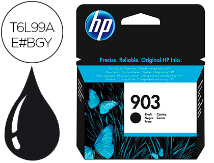 CARTOUCHE HP 903 JET D'ENCRE T6L99AE COULEUR NOIR 300P
