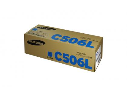 CARTOUCHE SAMSUNG CLT-C506L COULEUR CYAN 3500 PAG