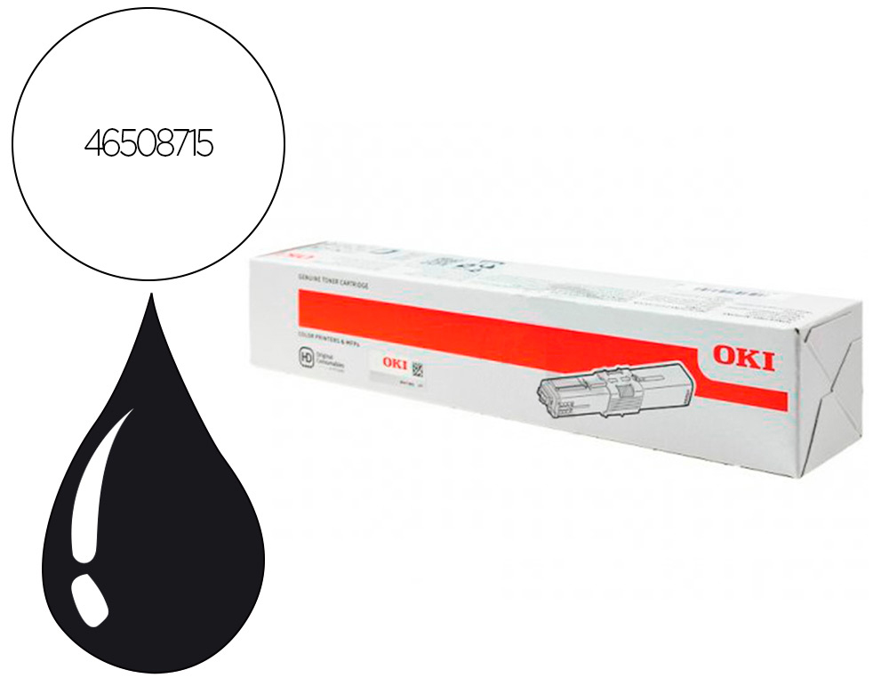 TONER LASER OKI 46508715 COULEUR CYAN 1500 PAG