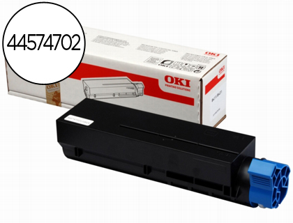 TONER LASER OKI 44574702 POUR B411/B431/MB471/MB491/B412/   /B512/B562/MB472/MB562 POUR C OULEUR NOIR 3000P