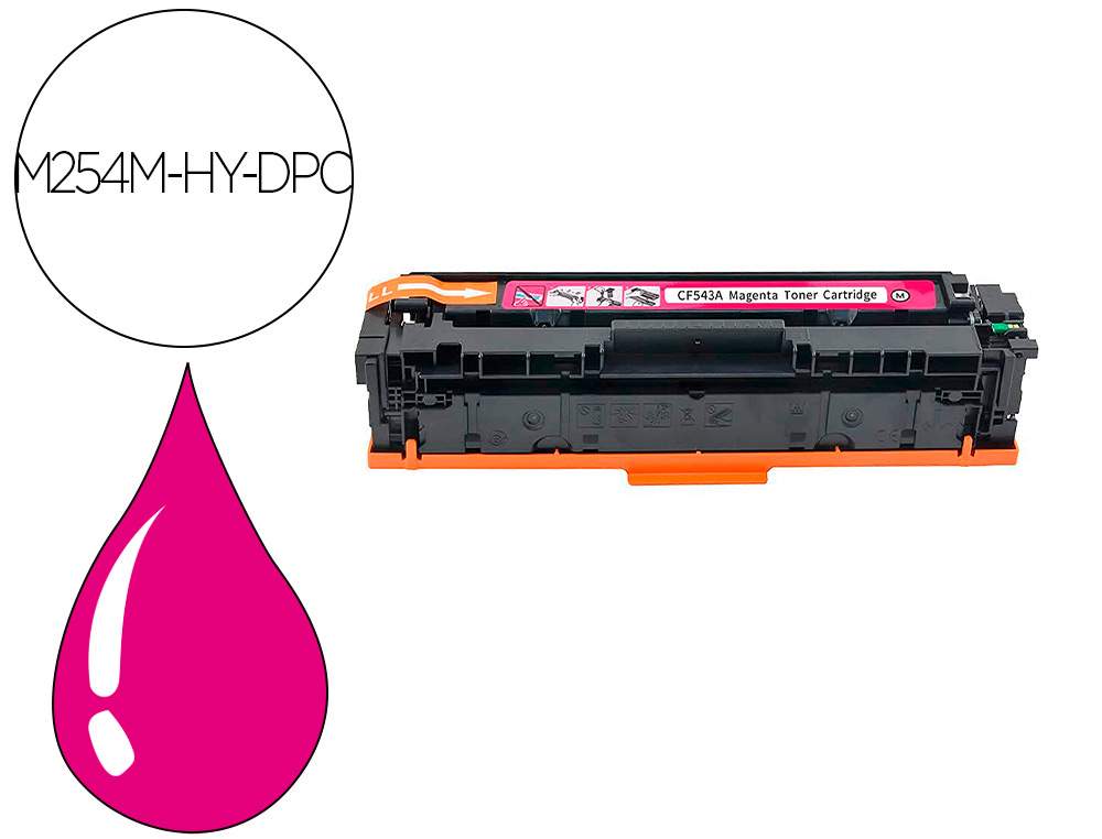 CARTOUCHE D'ENCRE HP COLOR LASERJET PRO M254 MAGENTA     HIGH YIELD