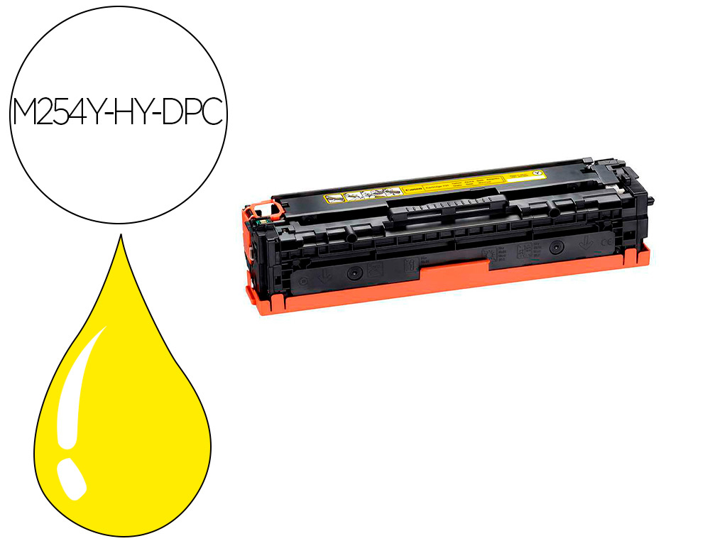 CARTOUCHE D'ENCRE HP COLOR LASERJET PRO M254 YELLOW HIGH YIELD