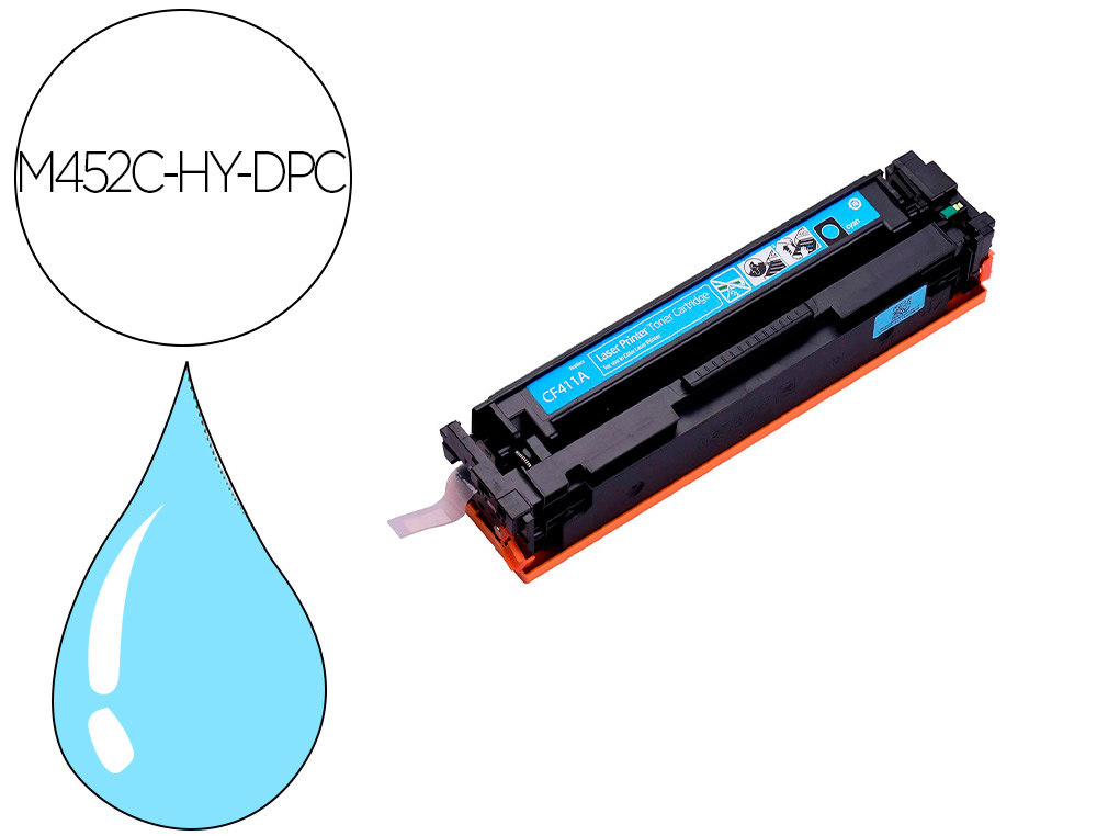 CARTOUCHE D'ENCRE HP COLOR LASERJET PRO  M452 CYAN HIGH  YIELD