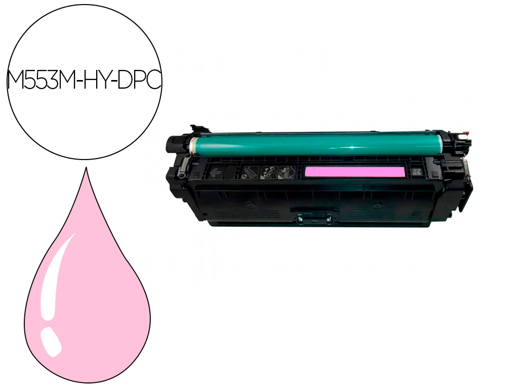 CARTOUCHE D'ENCRE HP COLOR LASERJET M553 MAGENTA HIGH    YIELD