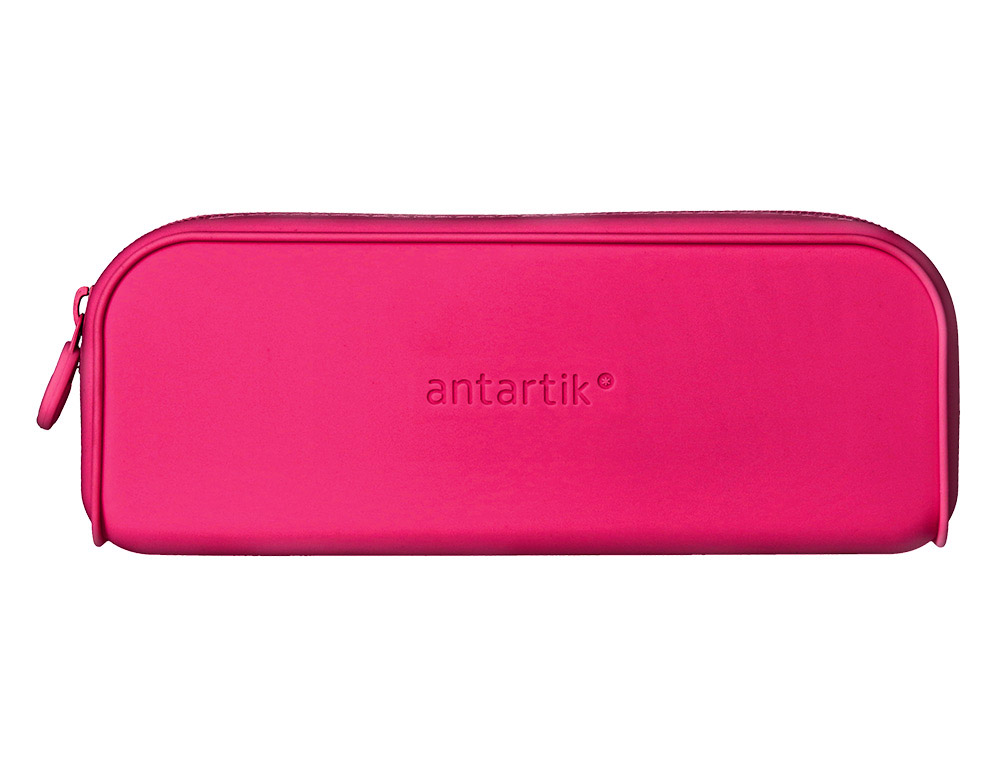 FOURRE-TOUT ANTARTIK RECTANGULAIRE 1 COMPARTIMENT  EN SILICONE MODELE PRISMA     185X50X75MM COLORIS FUCHSIA