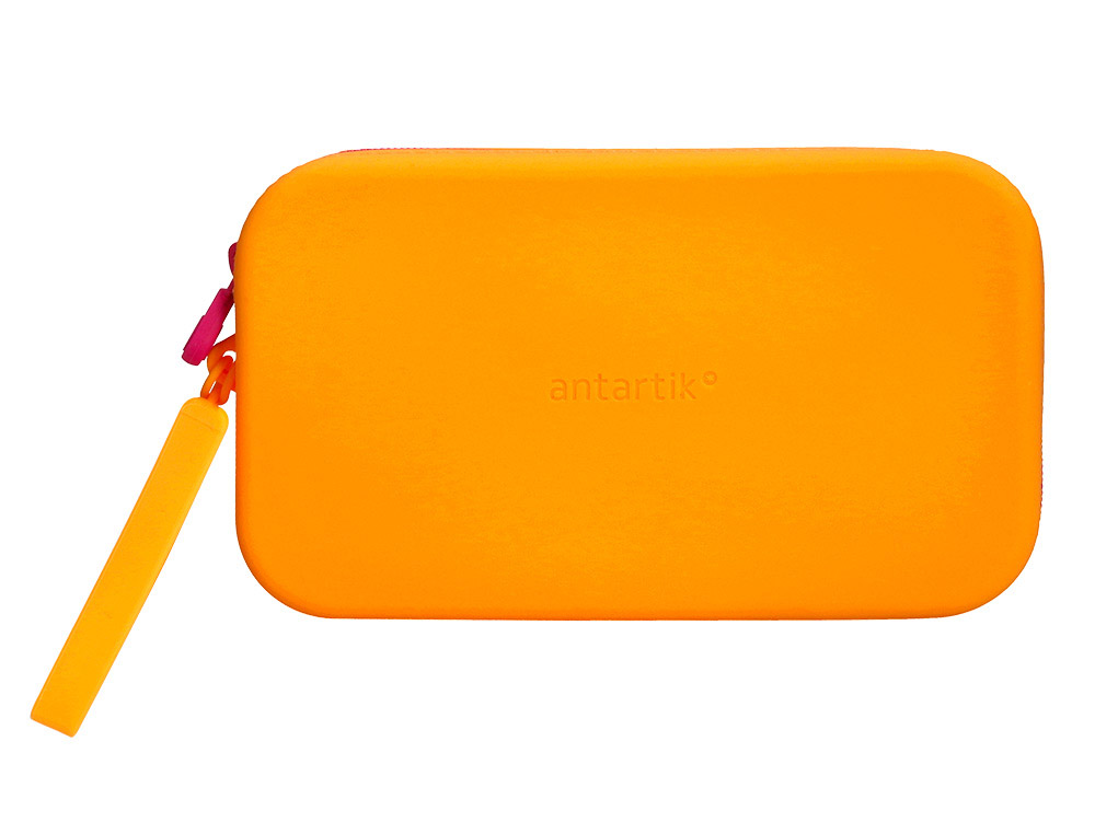 FOURRE-TOUT ANTARTIK PLAT EN SILICONE MODELE TROPICAL DIVE 190X120X25MM COLORIS ORANGE