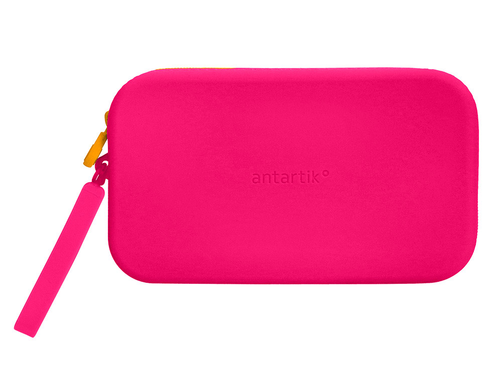 FOURRE-TOUT ANTARTIK PLAT EN SILICONE MODELE TROPICAL DIVE 190X120X25MM COLORIS FUCHSIA