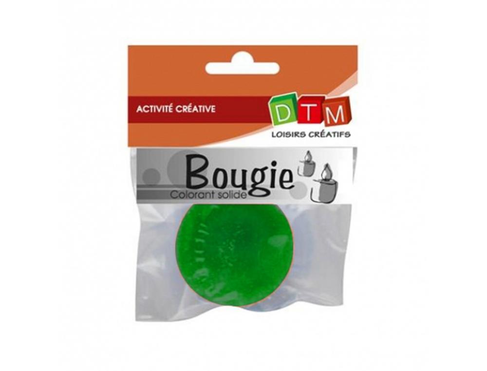 COLORANT SOLIDE POUR CIRE ET GEL GRAINE CREATIVE A BOUGIE  20G COLORIS VERT