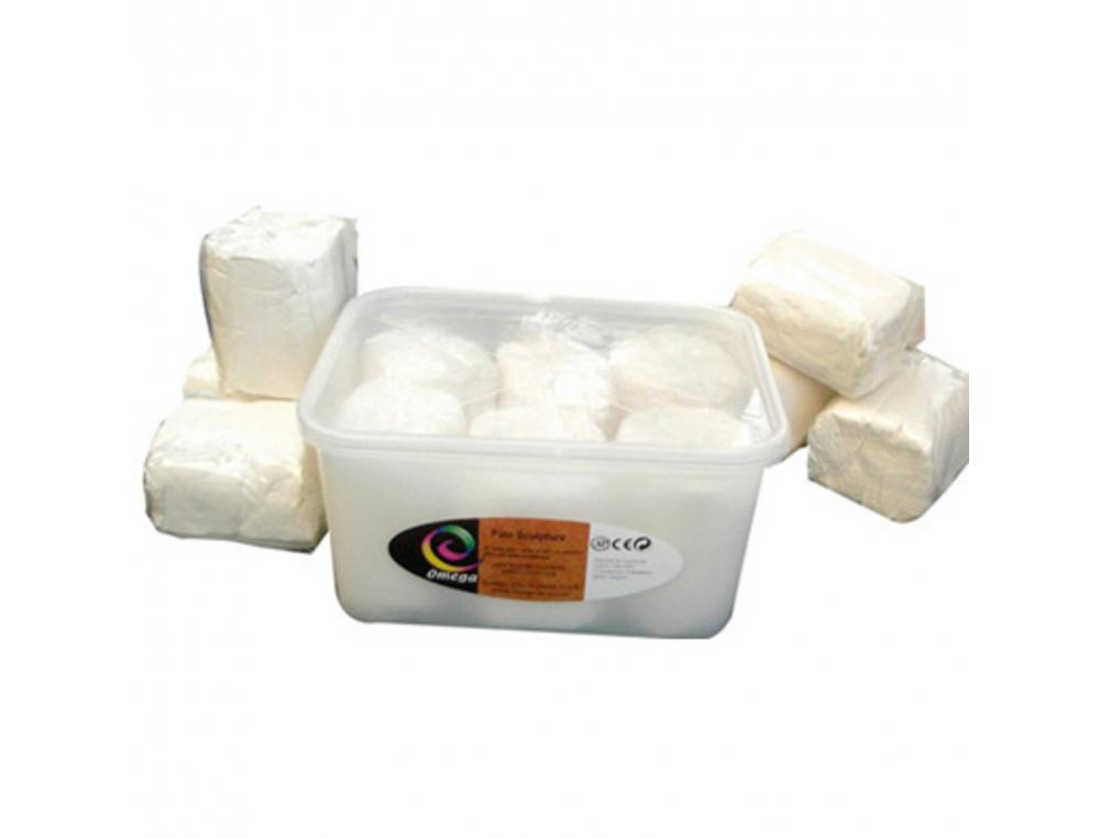 LOT DE PATE AUTODURCISSANTE MODLY 500G 6 PAINS COLORIS    BLANC