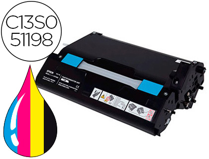 BLOC PHOTOCONDUCTEUR EPSON S051198 C13S051198 4 COULEURS