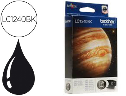 CARTOUCHE BROTHER JET D'ENCRE LC1240BK COULEUR NOIR 600P