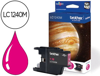 CARTOUCHE BROTHER JET D'ENCRE LC1240M COULEUR MAGENTA 600P