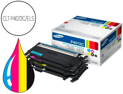 TONER LASER SAMSUNG ST994A MULTIFONCTIONS CLT-P4072C RAINBOW KIT 4 COULEURS 1500/1000P