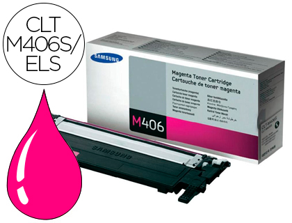 TONER LASER SAMSUNG SU252A MULTIFONCTIONS CLT-M406S COULEUR MAGENTA 1000P