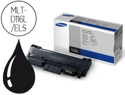TONER LASER SAMSUNG SU828A MULTIFONCTIONS MONOCHROMES MLT-D116L COULEUR NOIR HAUTE CAPACIT 3000P