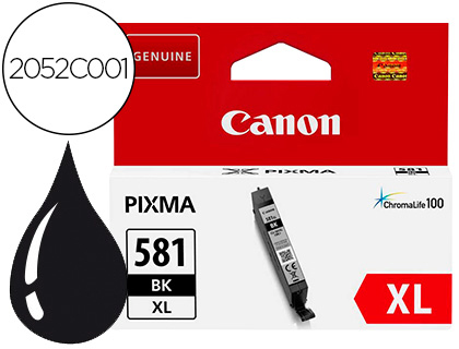CARTOUCHE CANON JET D'ENCRE CLI-581XL COULEUR NOIR 2280P