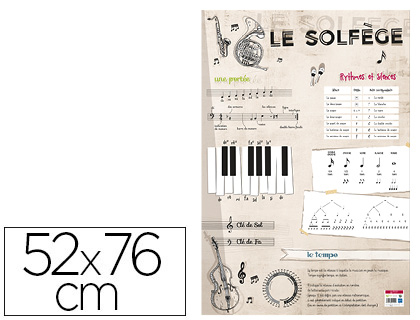 POSTER BOUCHUT GRANDRMY SOLFGE 52X76CM 150G PELLICUL EFFAABLE  SEC